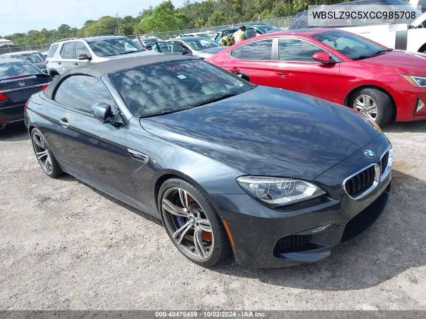 2012 BMW M6 VIN: WBSLZ9C5XCC985708 Lot: 40476459