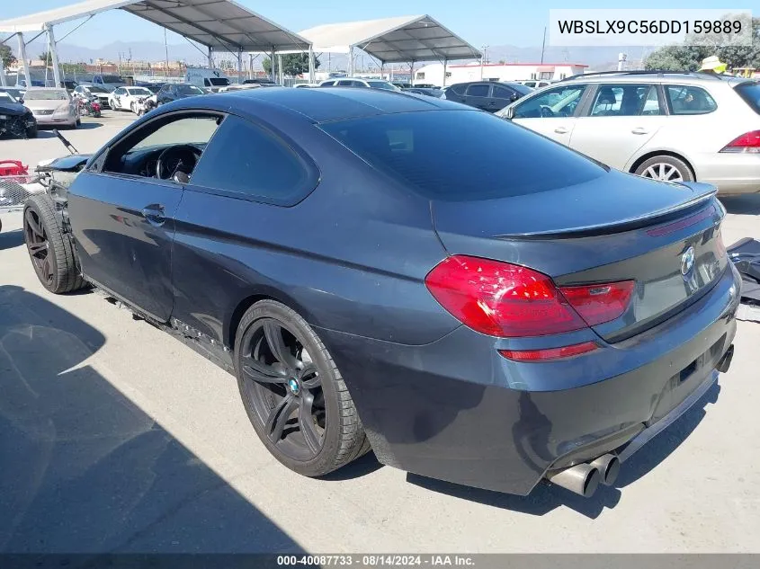 2013 BMW M6 VIN: WBSLX9C56DD159889 Lot: 40087733