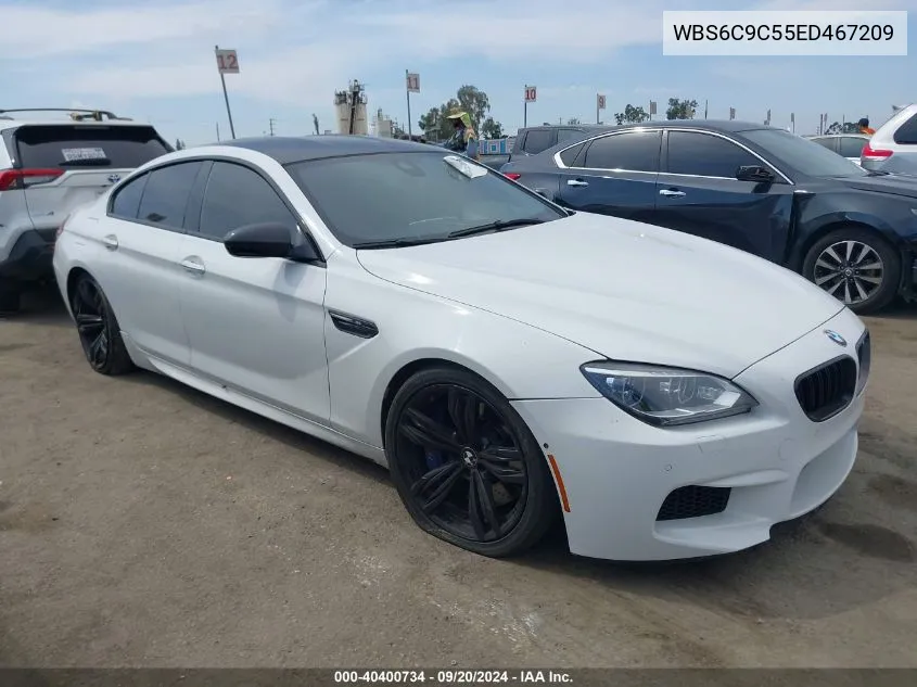 2014 BMW M6 Gran Coupe VIN: WBS6C9C55ED467209 Lot: 40400734