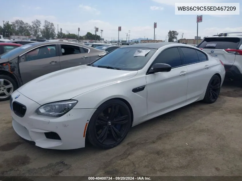 2014 BMW M6 Gran Coupe VIN: WBS6C9C55ED467209 Lot: 40400734