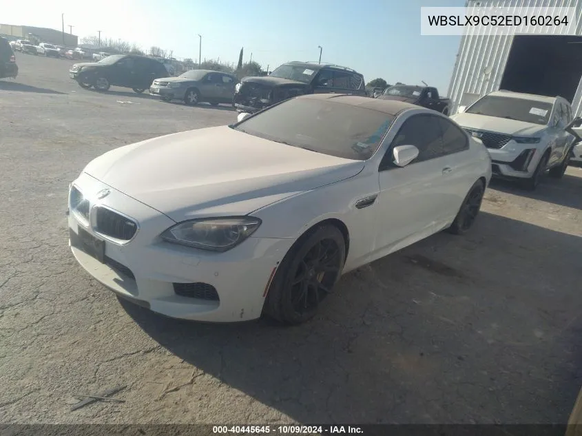 2014 BMW M6 VIN: WBSLX9C52ED160264 Lot: 40445645