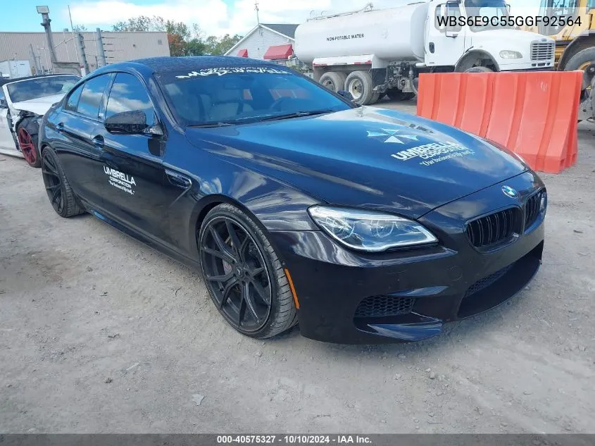 WBS6E9C55GGF92564 2016 BMW M6 Gran Coupe