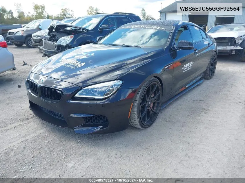 WBS6E9C55GGF92564 2016 BMW M6 Gran Coupe