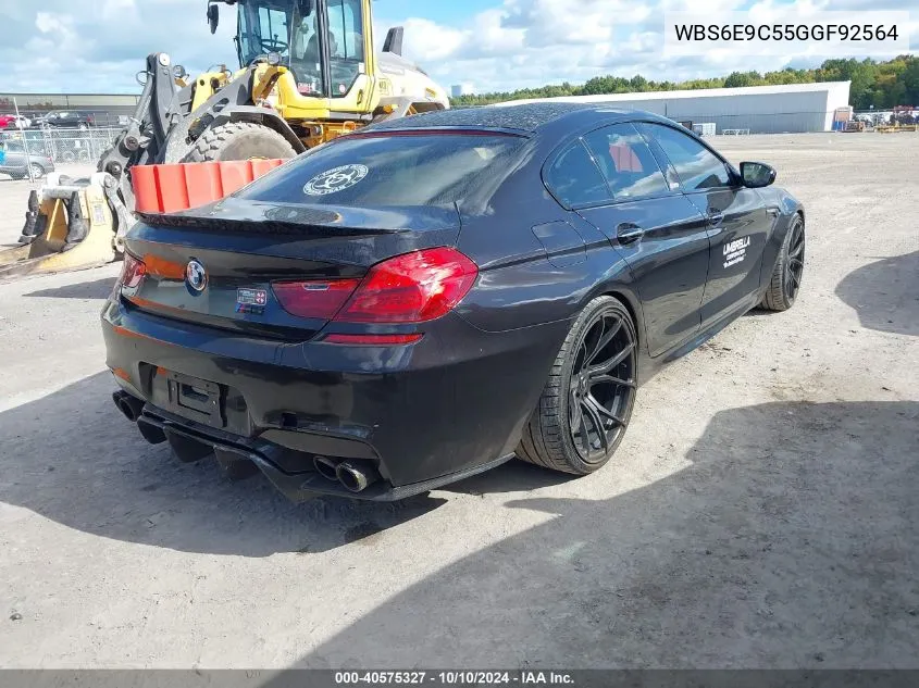 WBS6E9C55GGF92564 2016 BMW M6 Gran Coupe