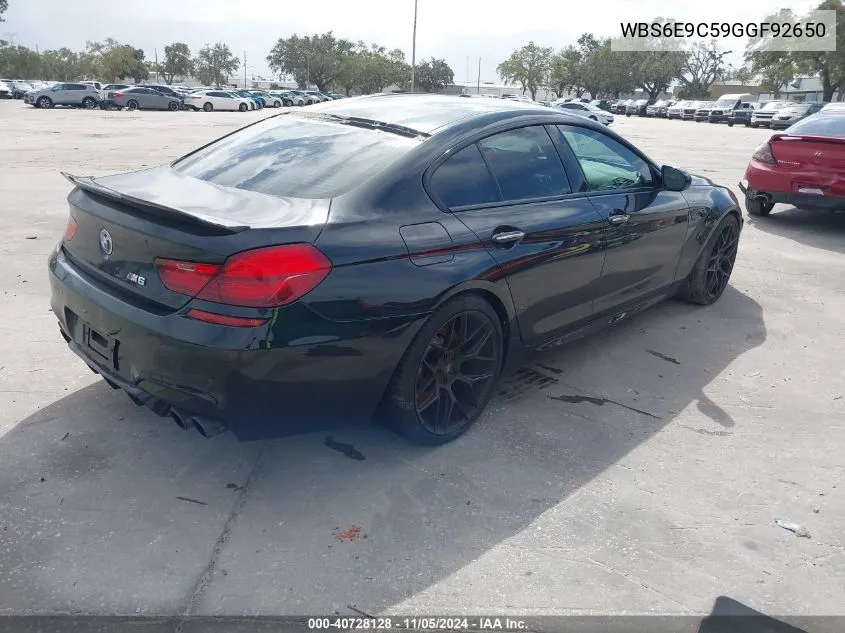 WBS6E9C59GGF92650 2016 BMW M6 Gran Coupe