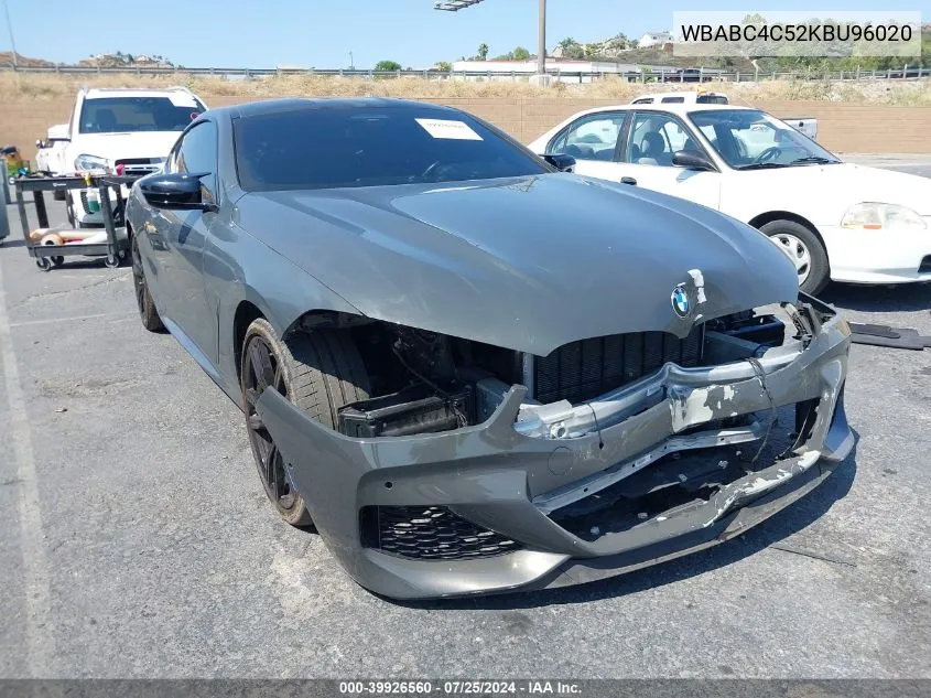 WBABC4C52KBU96020 2019 BMW M850I xDrive