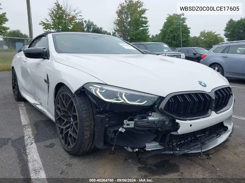 2020 BMW M8 VIN: WBSDZ0C00LCE17605 Lot: 40264760