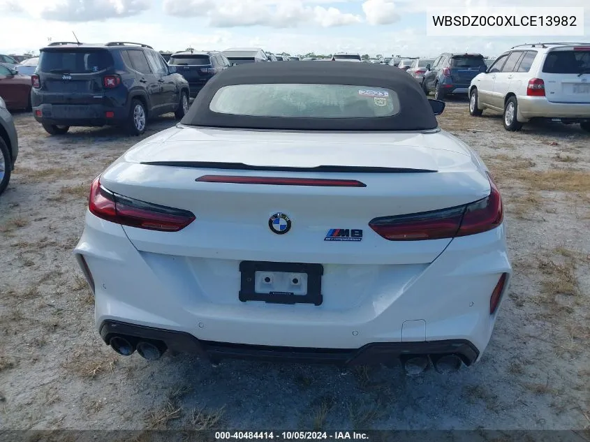 2020 BMW M8 VIN: WBSDZ0C0XLCE13982 Lot: 40484414