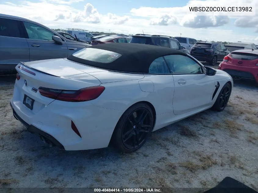 2020 BMW M8 VIN: WBSDZ0C0XLCE13982 Lot: 40484414