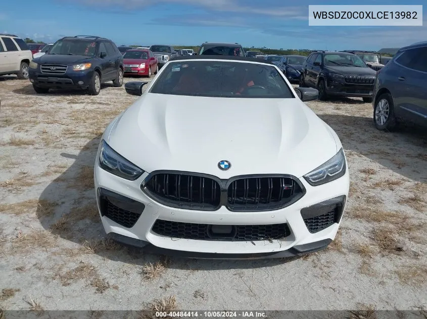 2020 BMW M8 VIN: WBSDZ0C0XLCE13982 Lot: 40484414