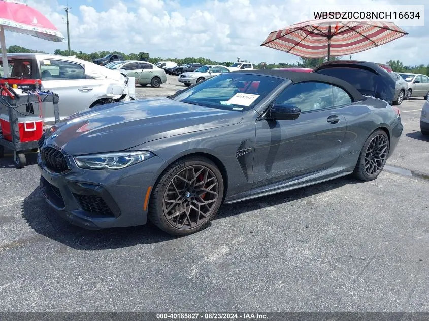 WBSDZ0C08NCH16634 2022 BMW M8 Cabriolet Competition