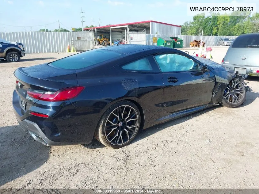 2023 BMW M850I xDrive VIN: WBABC4C09PCL78973 Lot: 39319959