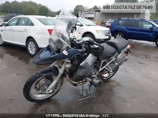 2006 BMW R1200 Gs VIN: WB10307A76ZS87649 Lot: 12114886