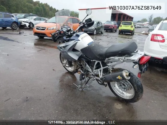 2006 BMW R1200 Gs VIN: WB10307A76ZS87649 Lot: 12114886