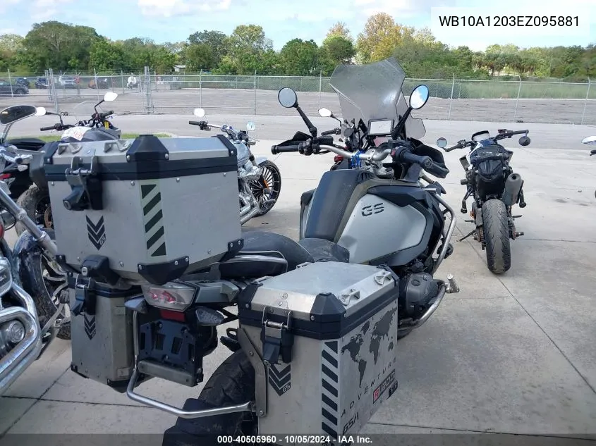 2014 BMW R1200 Gs Adventure VIN: WB10A1203EZ095881 Lot: 40505960