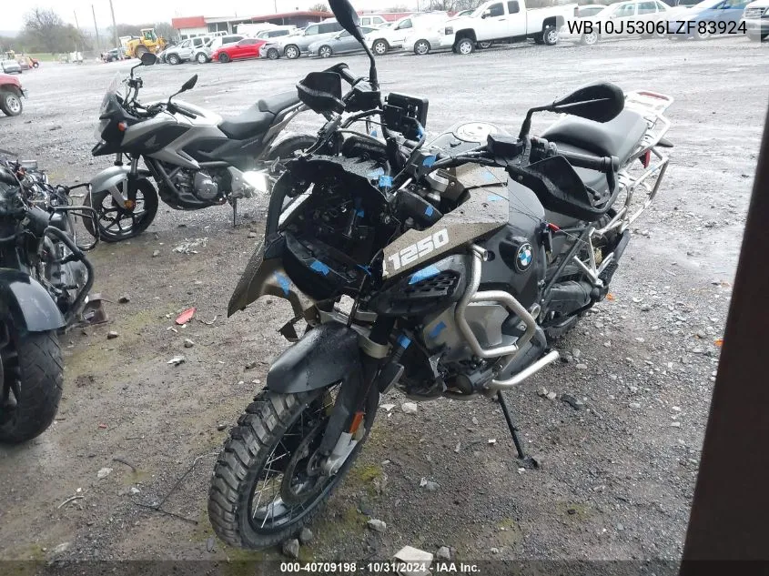 2020 BMW R 1250 Gs Adventure VIN: WB10J5306LZF83924 Lot: 40709198