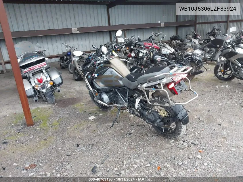 2020 BMW R 1250 Gs Adventure VIN: WB10J5306LZF83924 Lot: 40709198