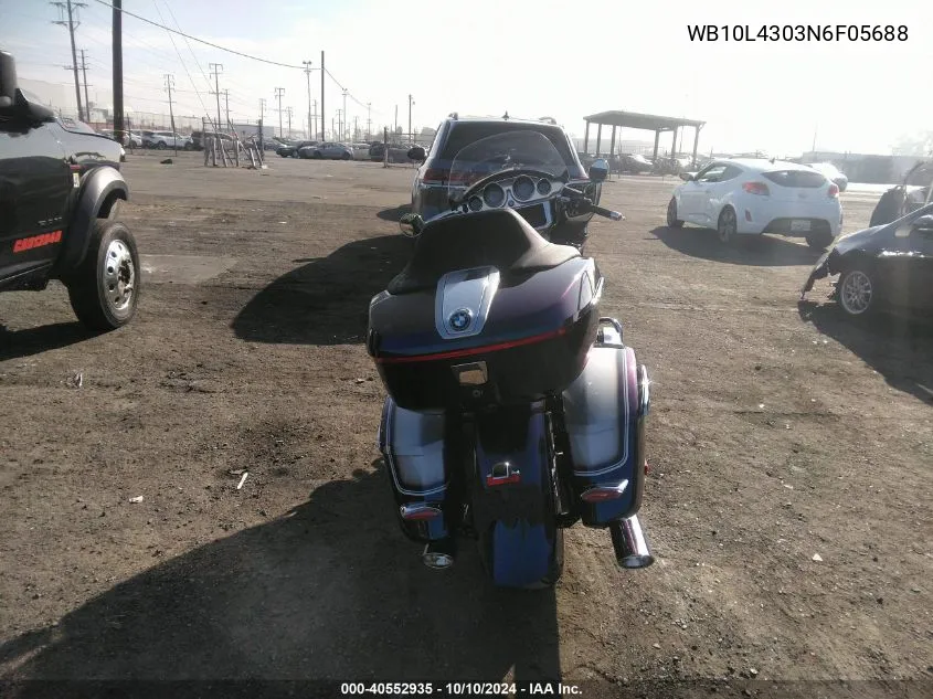 2022 BMW R18 Transcontinental VIN: WB10L4303N6F05688 Lot: 40552935