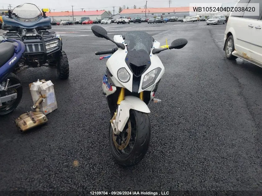 2013 BMW S 1000 Rr VIN: WB1052404DZ038420 Lot: 12109704