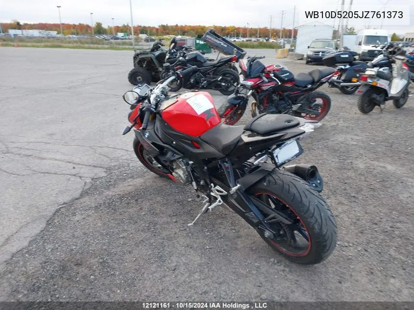 2018 BMW S 1000 R VIN: WB10D5205JZ761373 Lot: 12121161