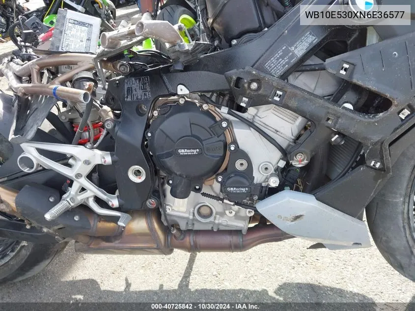 2022 BMW S 1000 R VIN: WB10E530XN6E36577 Lot: 40725842