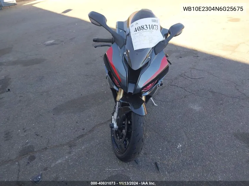 2022 BMW S 1000 Rr VIN: WB10E2304N6G25675 Lot: 40831073