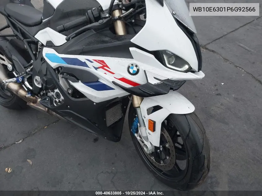 2023 BMW S 1000 Rr VIN: WB10E6301P6G92566 Lot: 40633805