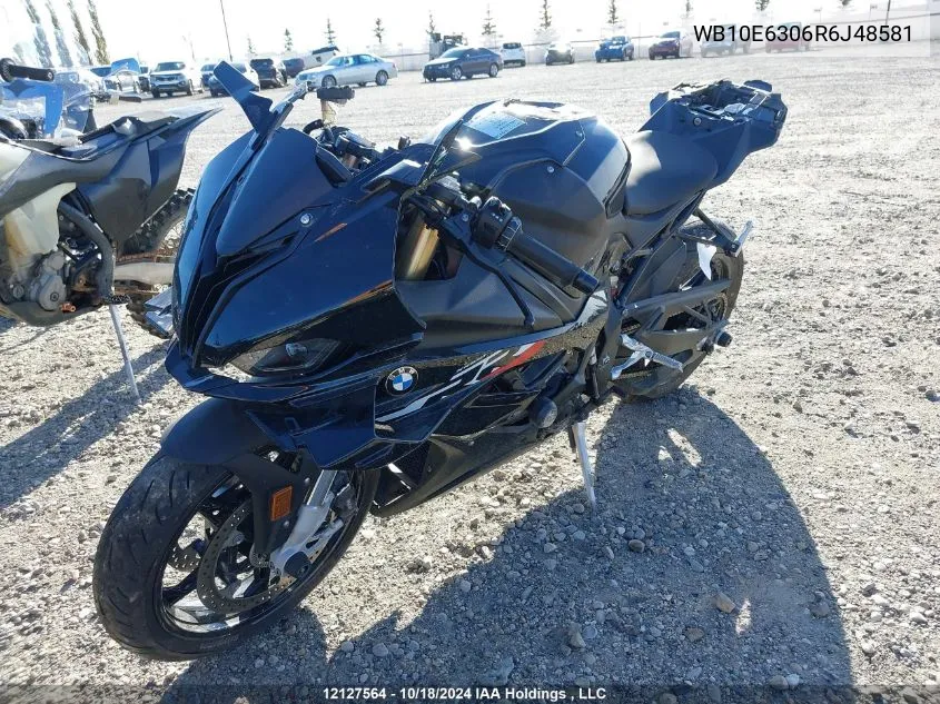 2024 BMW S 1000 Rr VIN: WB10E6306R6J48581 Lot: 12127564