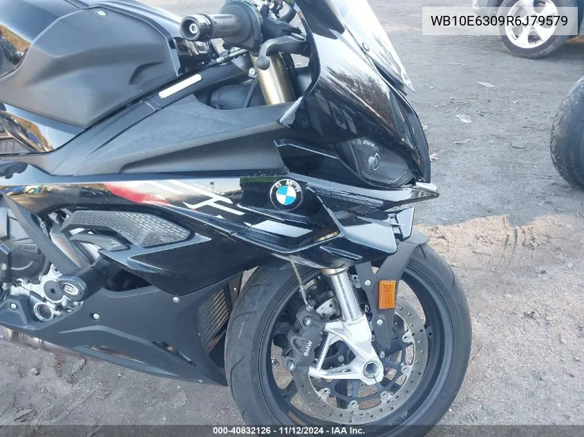 2024 BMW S 1000 Rr VIN: WB10E6309R6J79579 Lot: 40832126