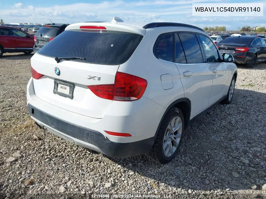 2013 BMW X1 xDrive28I VIN: WBAVL1C54DVR91140 Lot: 12114148