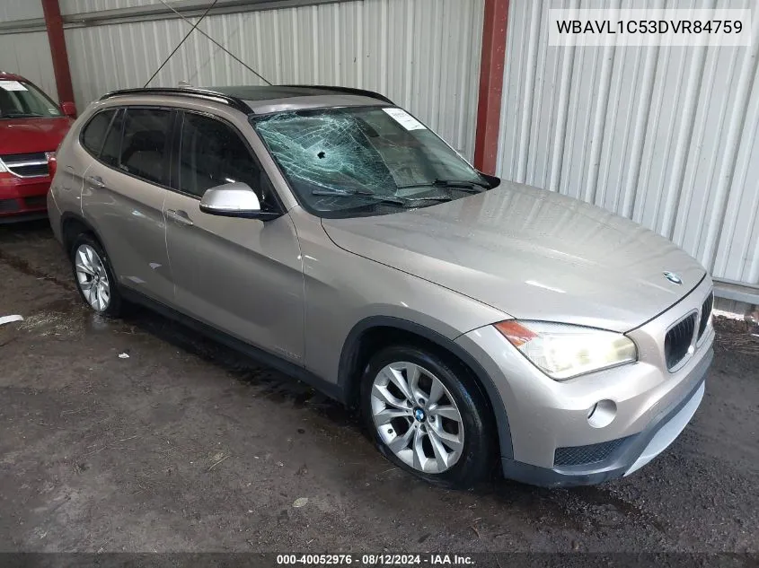 2013 BMW X1 xDrive28I VIN: WBAVL1C53DVR84759 Lot: 40052976