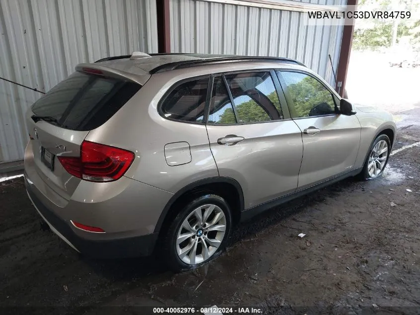 2013 BMW X1 xDrive28I VIN: WBAVL1C53DVR84759 Lot: 40052976