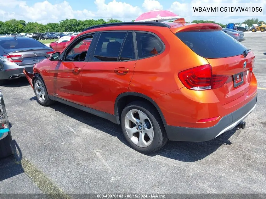 2013 BMW X1 Sdrive28I VIN: WBAVM1C51DVW41056 Lot: 40070143