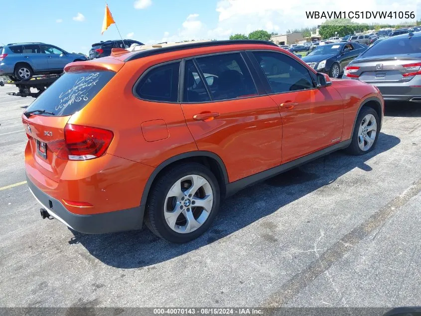 2013 BMW X1 Sdrive28I VIN: WBAVM1C51DVW41056 Lot: 40070143