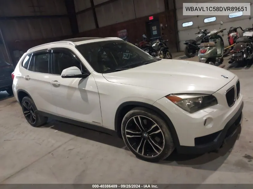 2013 BMW X1 xDrive28I VIN: WBAVL1C58DVR89651 Lot: 40386489