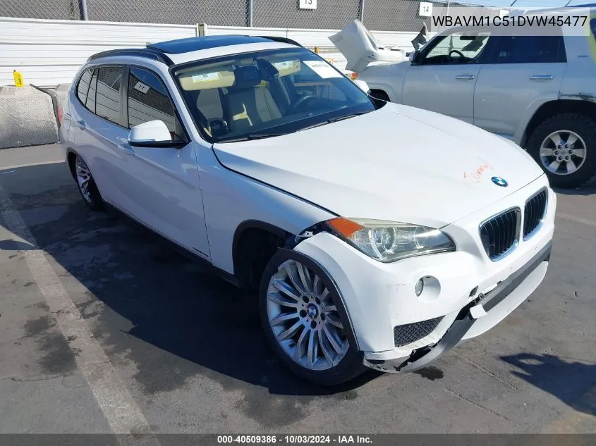 2013 BMW X1 Sdrive28I VIN: WBAVM1C51DVW45477 Lot: 40509386