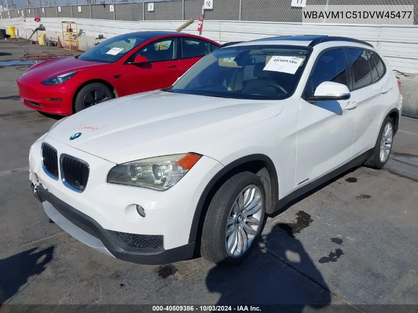 2013 BMW X1 Sdrive28I VIN: WBAVM1C51DVW45477 Lot: 40509386