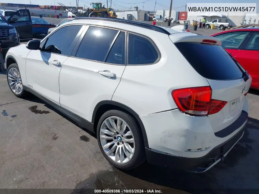 2013 BMW X1 Sdrive28I VIN: WBAVM1C51DVW45477 Lot: 40509386