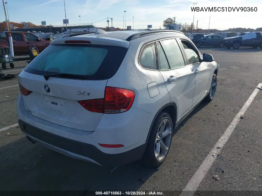 2013 BMW X1 xDrive35I VIN: WBAVM5C51DVV90360 Lot: 40710563