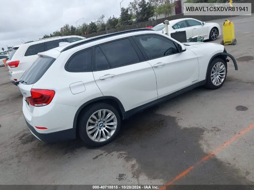 2013 BMW X1 xDrive28I VIN: WBAVL1C5XDVR81941 Lot: 40718815