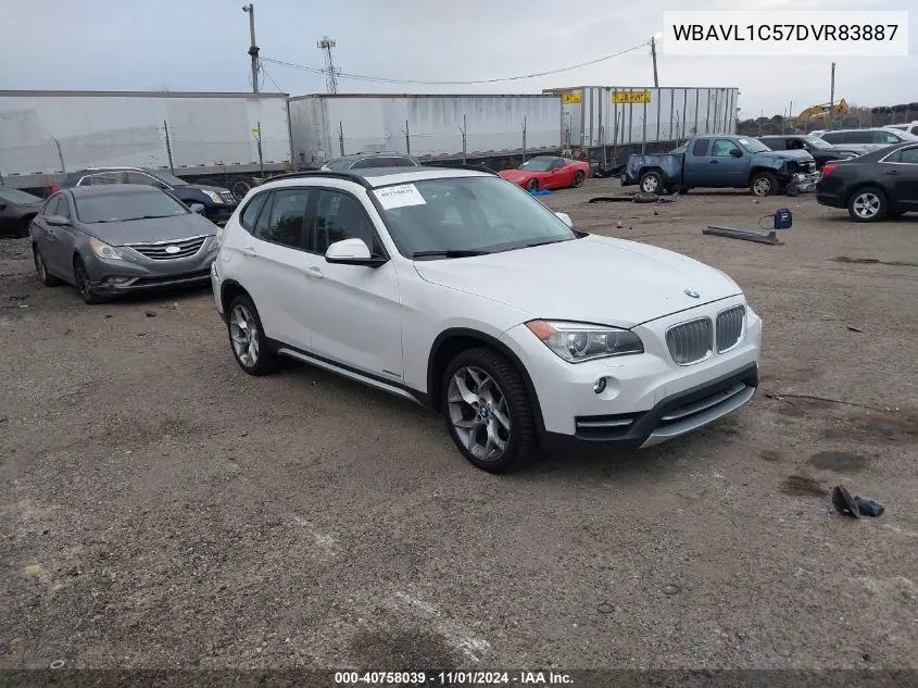 2013 BMW X1 xDrive28I VIN: WBAVL1C57DVR83887 Lot: 40758039