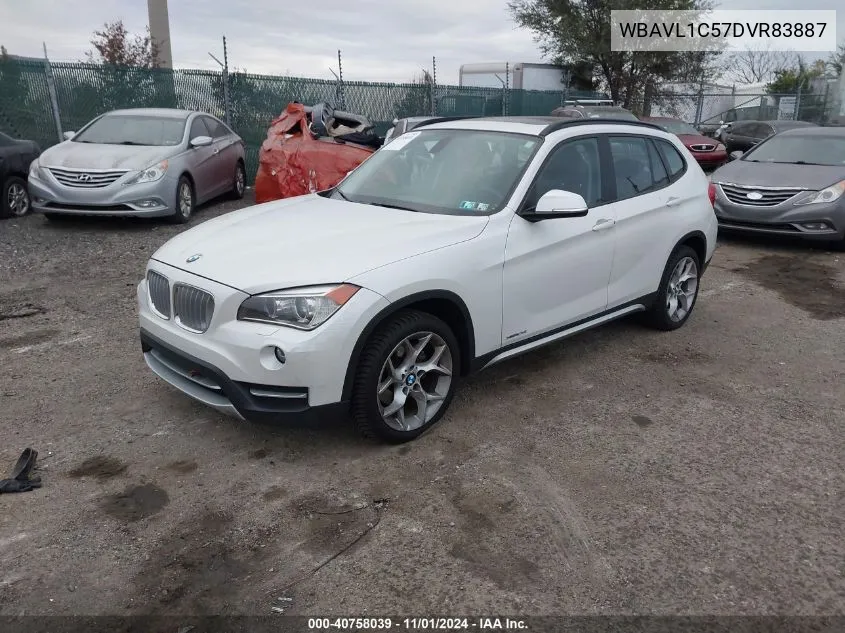 2013 BMW X1 xDrive28I VIN: WBAVL1C57DVR83887 Lot: 40758039