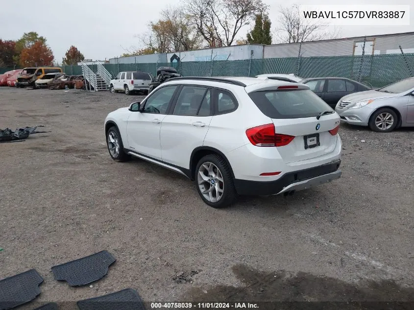 2013 BMW X1 xDrive28I VIN: WBAVL1C57DVR83887 Lot: 40758039