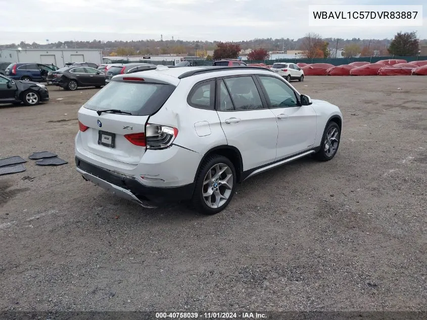 2013 BMW X1 xDrive28I VIN: WBAVL1C57DVR83887 Lot: 40758039