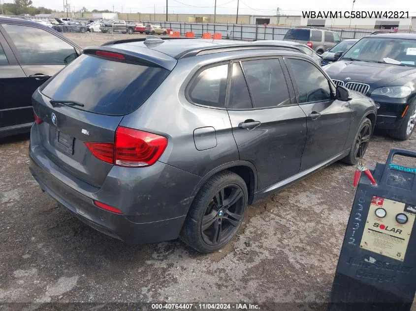 2013 BMW X1 Sdrive28I VIN: WBAVM1C58DVW42821 Lot: 40764407