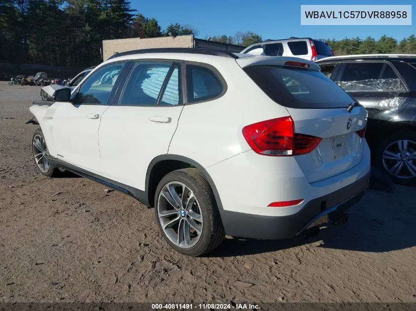 2013 BMW X1 xDrive28I VIN: WBAVL1C57DVR88958 Lot: 40811491