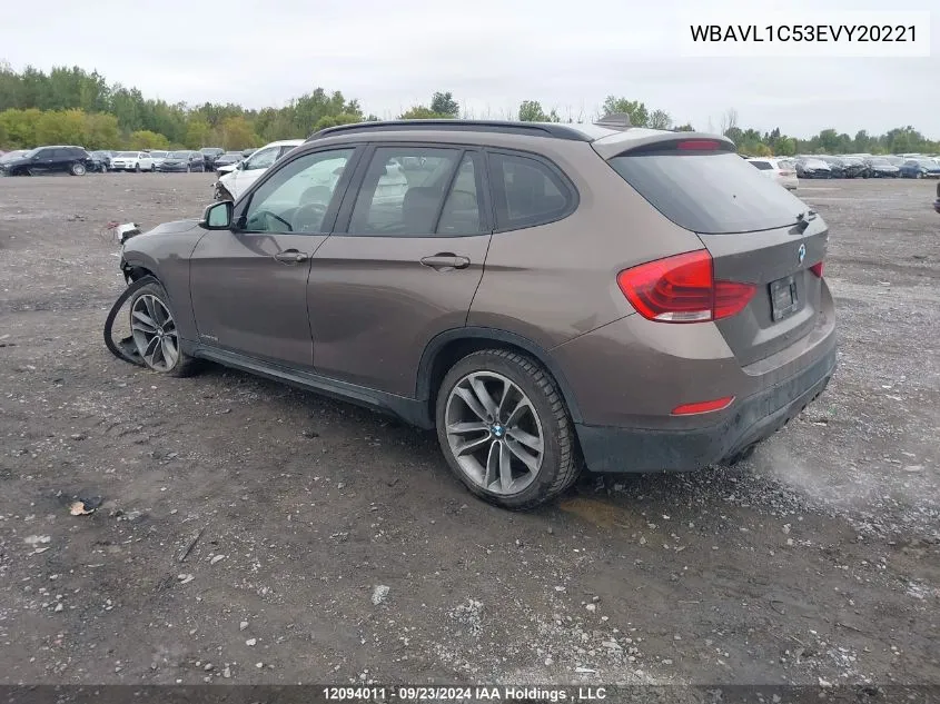 WBAVL1C53EVY20221 2014 BMW X1