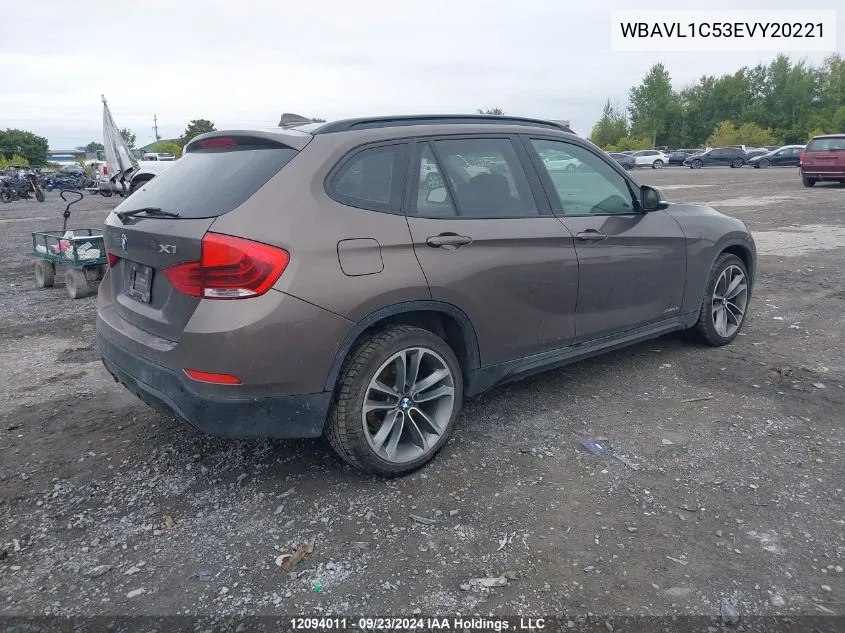 WBAVL1C53EVY20221 2014 BMW X1