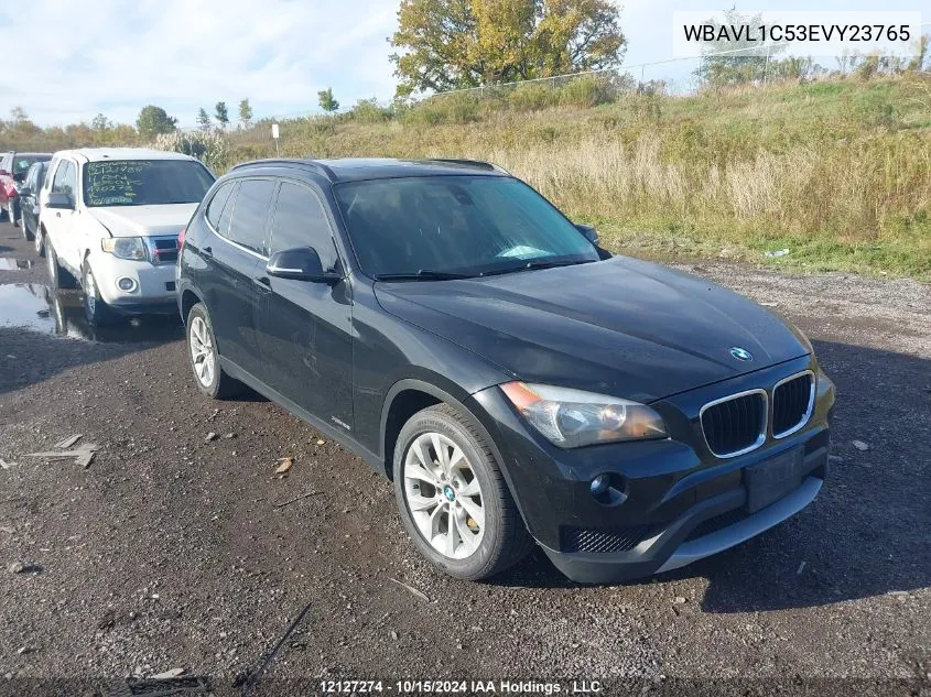 2014 BMW X1 VIN: WBAVL1C53EVY23765 Lot: 12127274