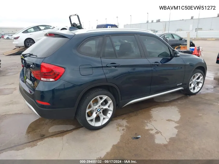 2014 BMW X1 Sdrive28I VIN: WBAVM1C50EVW51272 Lot: 39455132